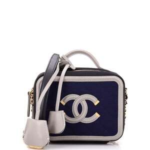 Chanel Filigree Vanity Case Quilted #205447C39B